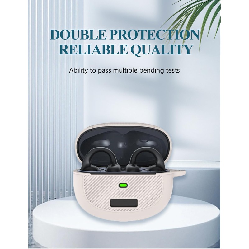 Case for Baseus Bowie MC1 Open-Ear Headphones, WUNIAK More fitted