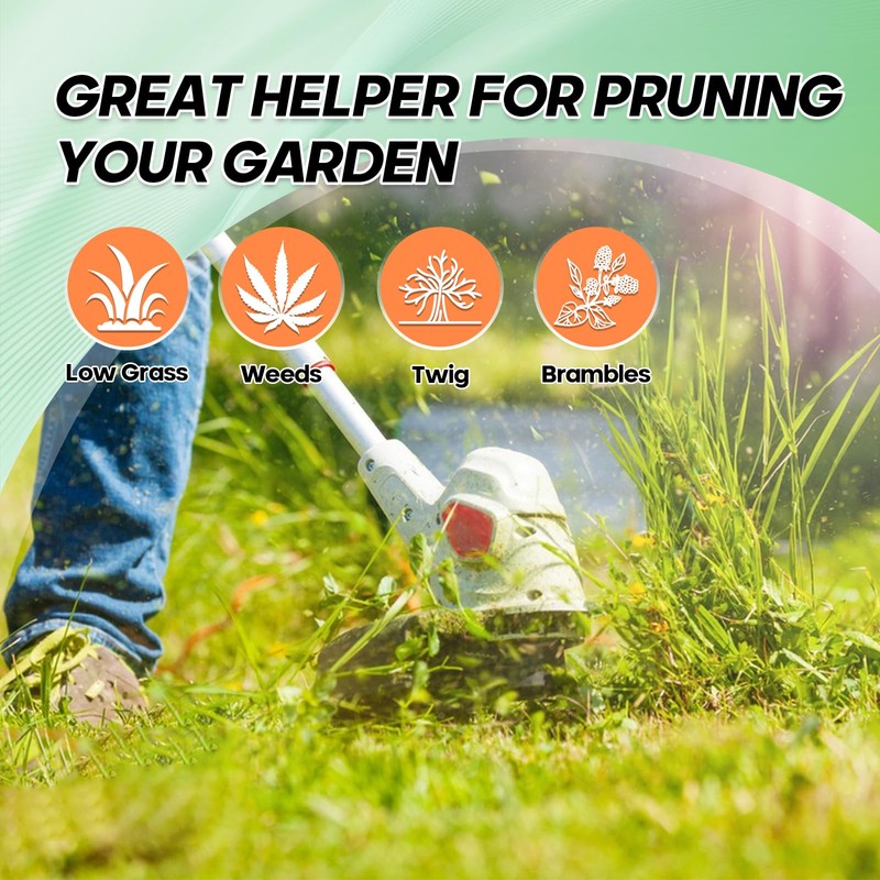 PLUSINTO String Trimmer Line .095", 150 Feet Weed Eater String,