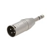 kenable XLR Male Plug 3 Pins to 6.35mm TRS Balanced