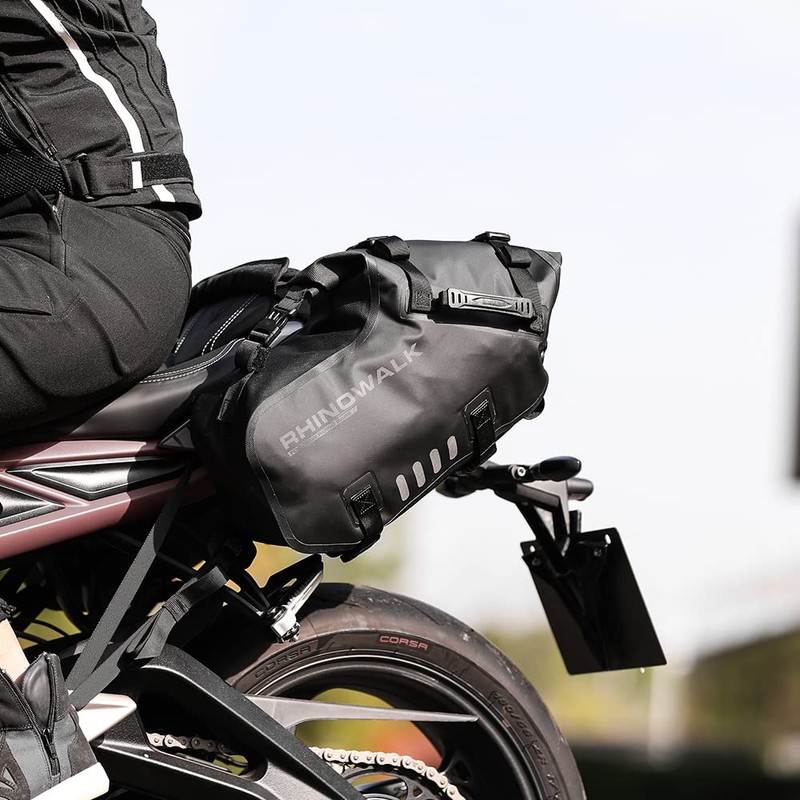 Rhinowalk Motorcycle Saddle Bags Waterproof Motorbike Panniers Motor Side Bag