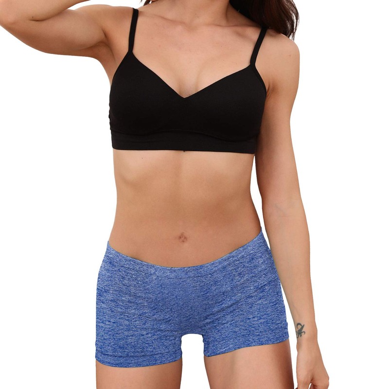 R RUXIA Women's Boyshort Panties Seamless Nylon Underwear Stretch Boxer