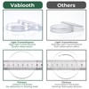 60mm 5 Pcs Thick Glass Petri Dish with Lid, 90mm