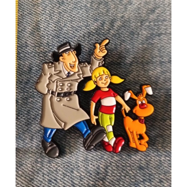 INSPECTOR GADGET -(LARGER PIN)-BADGE PIN-SHIP ALL THE PINS YOU BUY