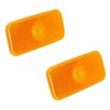 GuusCar 2x Side Marker Light Lamp Lens for Ford Transit