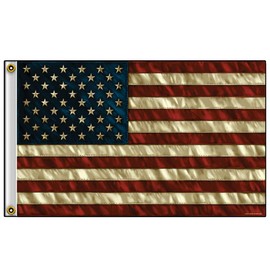 Hot Leathers Unisex-Adult Distressed American Flag (Multicolor, 3' x 5')