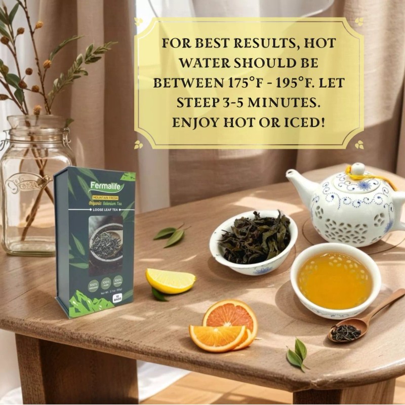 FERMALIFE Organic Mountain Fresh & Pure Selenium Roasted Oolong Loose