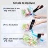 Handheld Food Vacuum Sealer with USB Charging, 15 Reusable Storage