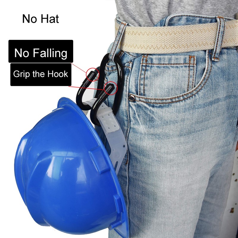 YYST Flexible Over The Seat Hard Hat Rack Holder Back