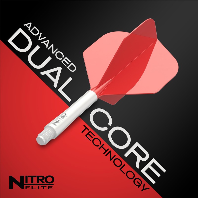 RED DRAGON Darts – Nitro Flite Integrada Sistema de Vuelo