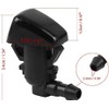 Unifizz 2 pcs Windshield Wiper Jet Nozzle for Dodge Nitro