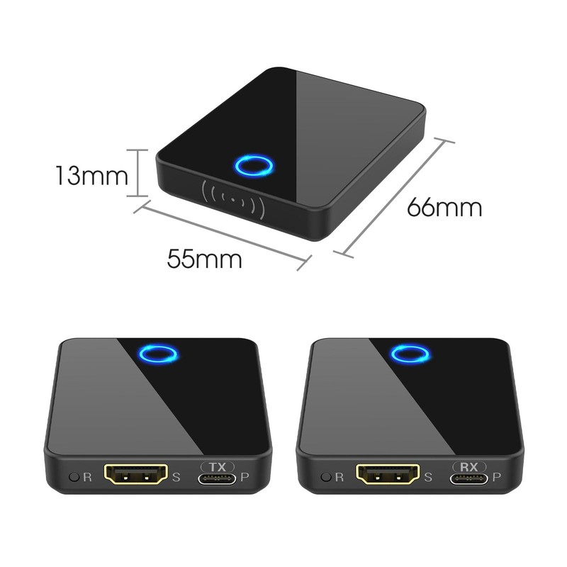BeQOOL Wireless HDMI Transmitter and Receiver, 4K/5Ghz/30M Stable Transmission Distance: