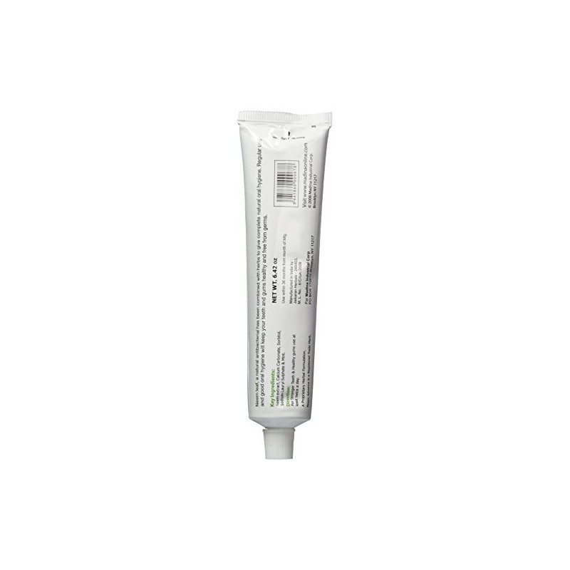 Madina 100% Vegetable Base Neem Advance Toothpaste 6.42oz with Mint
