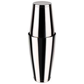 APS Boston Shaker 93203 Tin in Tin Shaker, Set of 2, Stainless Steel Tumblers, Matte, 0.5 + 0.7 L