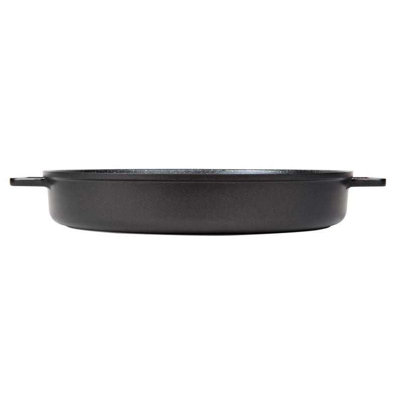 MasterPan Non-Stick Stovetop Oven Grill Pan with Heat-in Steam-Out Lid,
