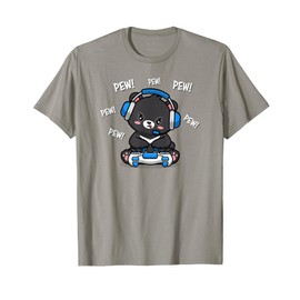 Kawaii Video Gamer Bear Taiwan Travel T-Shirt