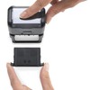 Trodat Printy 4750 Self-Inking Doctors Date Stamp with Vaccinated Text