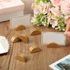 Maitys 48 Pcs Wooden Table Number Stands Wedding Table Name