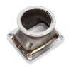 2.5in V Band Flange Adapter Stainless Steel Rustproof Long Lasting
