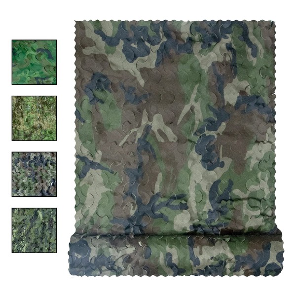 GHILEO Camo Netting, Bulk Roll Camouflage Net Blind for Hunting,