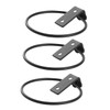 Levemolo 3pcs Wall Mounted Flowerpot Stand Metal Iron Ring Planter
