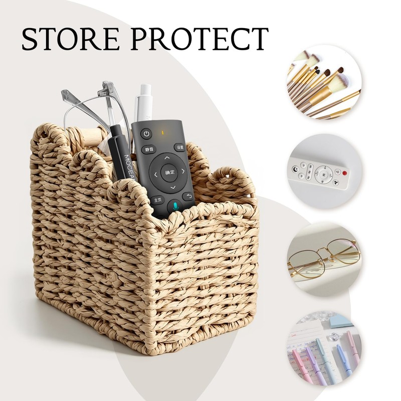Remote Control Holder, 2-Slot 5.7 x 3.7 x 5.5" Paper
