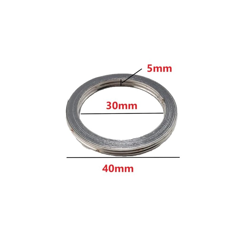 Exhaust Muffler Gasket (XY-05), Equivalent Product, XJR400, Etc., 2 Piece