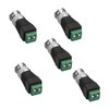 SIENOC 5x BNC Male Plug to Terminal Block Adapter For
