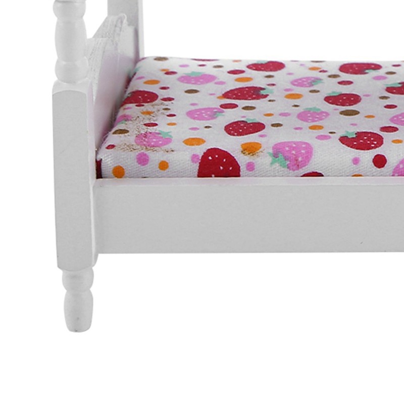 1:12 Doll House Mini Furniture Children Bedroom Model Bunk Bed