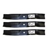 Rotary 3 Pack Wavy Mulching Mower Blades fits ALL Spartan
