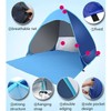 Beach Tent Camping Tent with Tent Stakes, Pop Up Tent