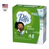 Puffs Plus Lotion Facial Tissue 4 Cube Boxes Pack Gentle