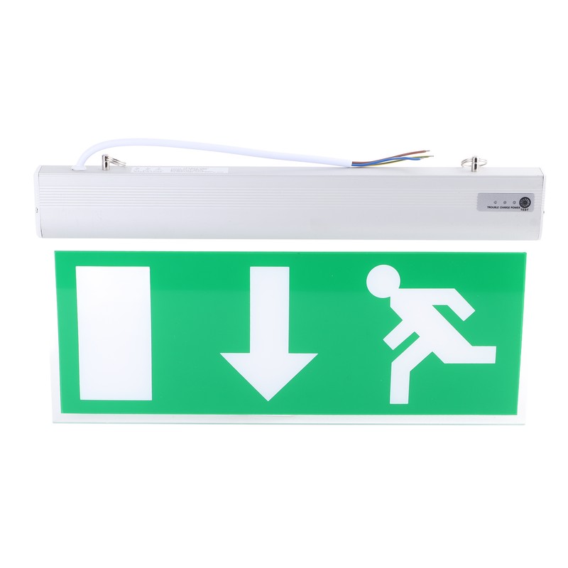 Acrylic LED Emergency Exit Lighting Sign Safety Evacuation Indicator Light