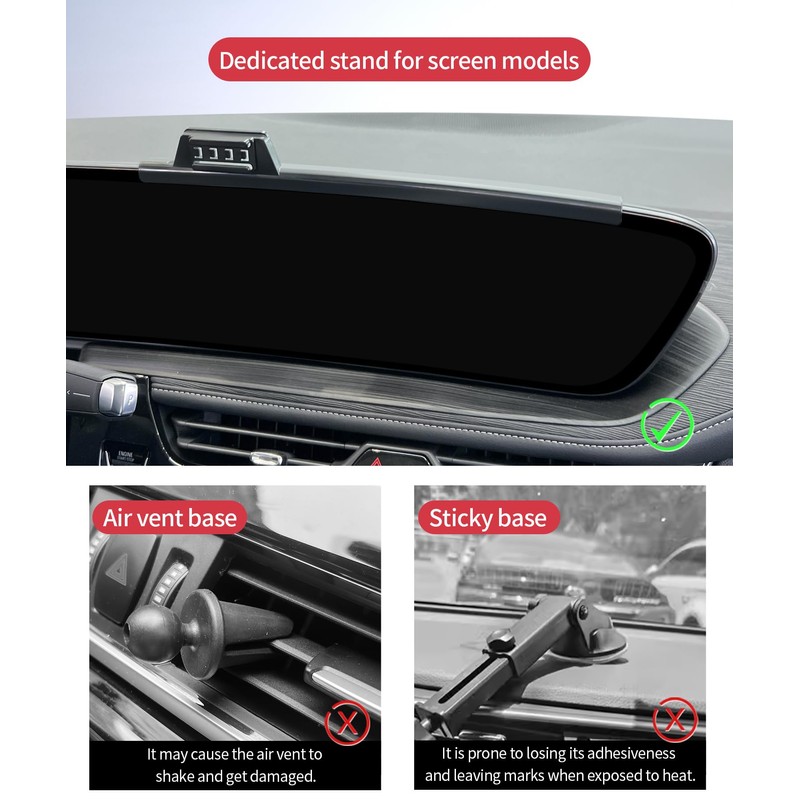 Auto Clamp Car Phone Holder for Buick Enclave 2025-2026, 30"