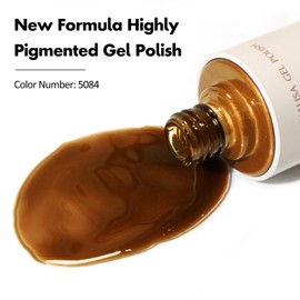 VENALISA Jelly Brown Gel Nail Polish 1 Pcs 10ML Transparent Sheer Soak Off UV Gel Salon Manicure DIY at Home