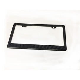 REAL 100% CARBON FIBER LICENSE PLATE FRAME 1 Piece ONLY