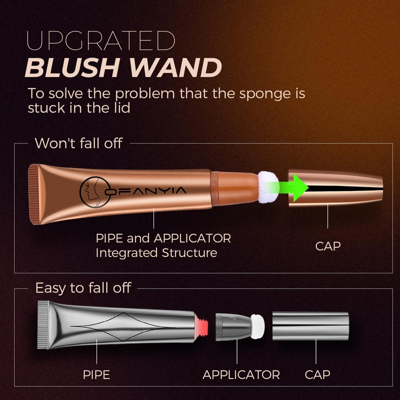 Contour Stick Liquid Blush Set, Cream Liquid Blush Stick, Contour