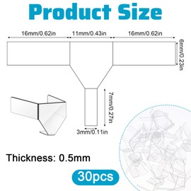 XLIUAX 30 Pcs 3 Prong Loose Outlet Plug Fix, Socket Outlet Tightener Insert Snug Plugs for Loose Outlets Ensure Secure Connection for Power Plug Won't Easily Fall Out or Cut Off Electricity