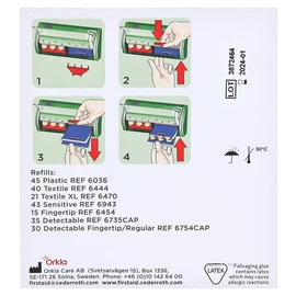 Salvequick Plaster Strips Elastic Refill 6444