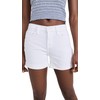 7 For All Mankind Women's Broken Twill Mid Rolll Shorts,