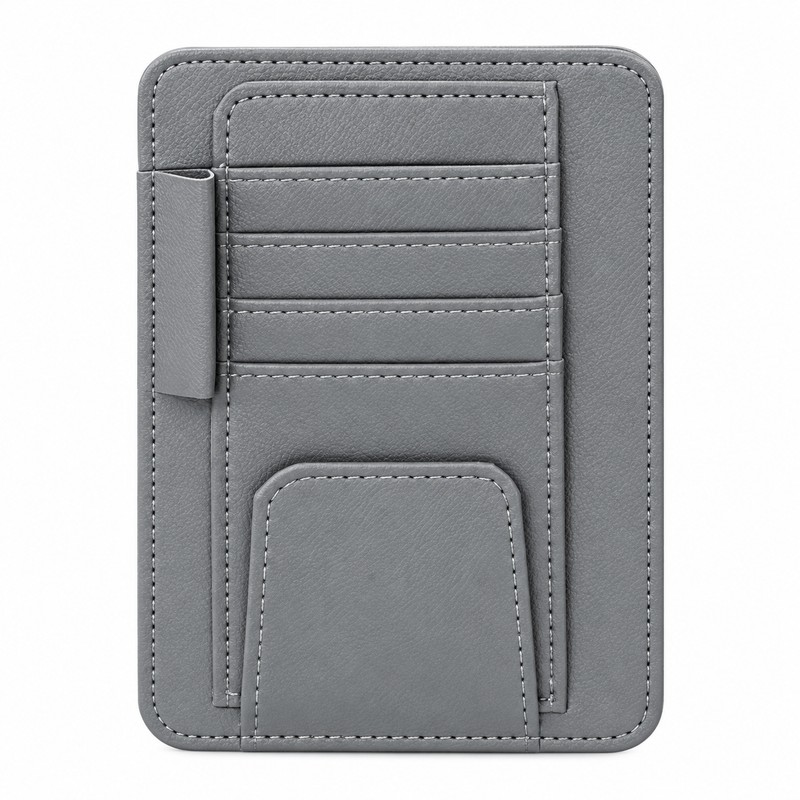 Car Sun Visor Organizer for Cards & Glasses – Multifunction