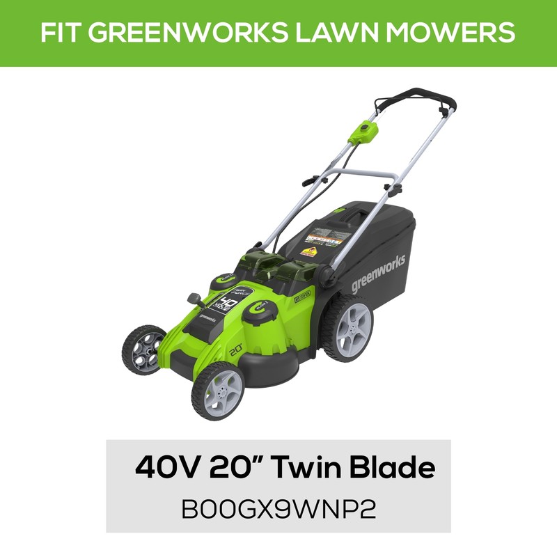 Greenworks Replacement Lawn Mower Blades (Fits : 20' Mower /