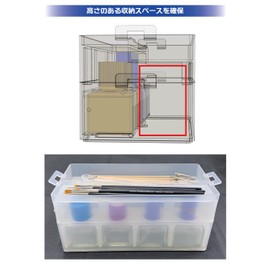 Plamokojo Modeling Container 054 Paint Options Hobby Tool PMKJ024CL Clear White