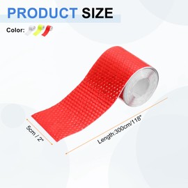 HARFINGTON 6 Rolls Reflective Tape 2" x 118" High Visibility Reflective Adhesive Stickers Outdoor Waterproof for Trailer Trucks Bike Car Motorcycle Helmet Mailbox, Multicolor