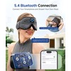 Voerou Sleep Mask with Bluetooth Headphones, Zero Pressure Wireless Sleeping