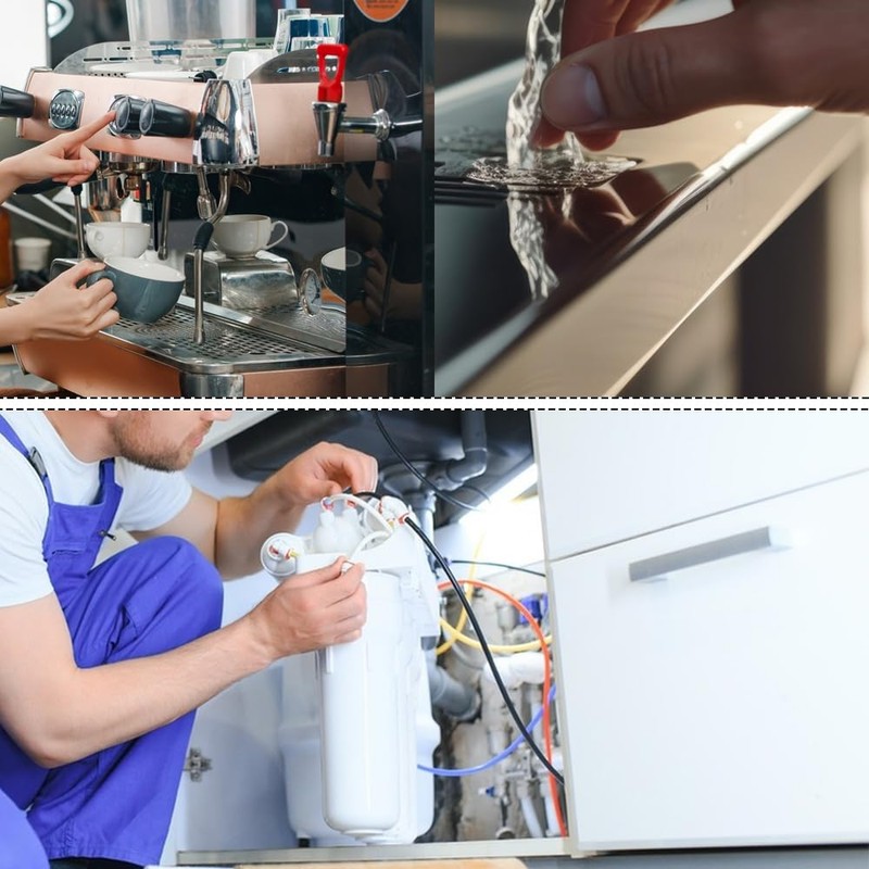 15 m fridge accessory set with fridge hose, water pipe