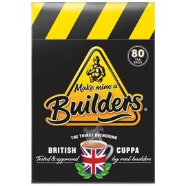 Make Mine a Builder's Teabags | Master Blended British Black Tea (Black, 80 Count (Pack of 1))