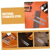 LALAFINA 4pcs Leather Edge Skiving Beveler Tool Craft DIY Tool