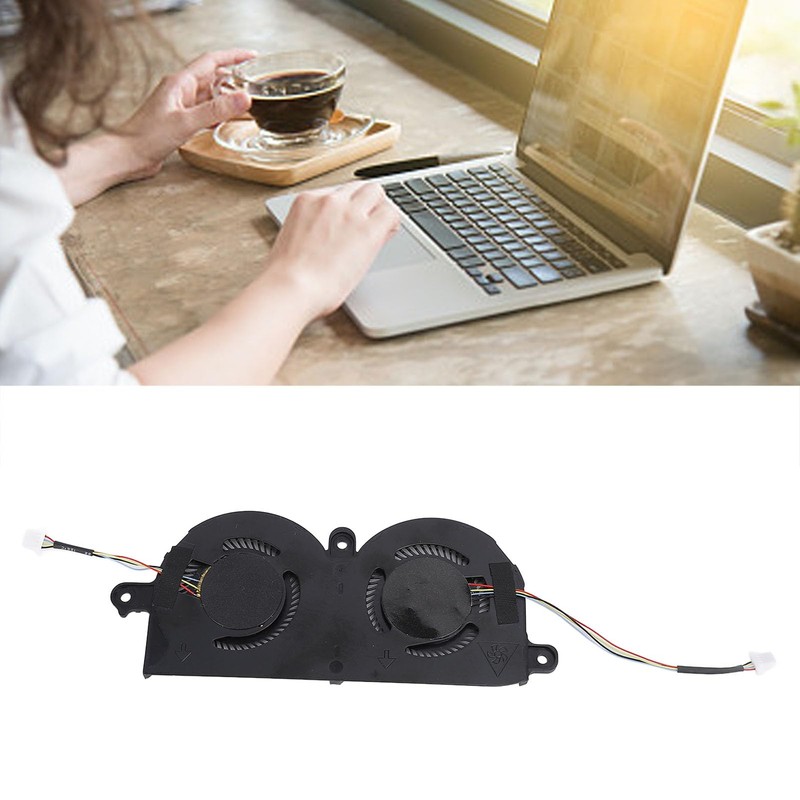 Laptop CPU Cooling Fan, Fast Heat Dissipation, 4 Pin Replacement