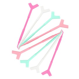 Vaguelly 60Pcs Eyelash Lifting Tools Professional Lash Lifter Sticks Eyelash Extension Brushes for Grafting for Beauty Enthusiasts Salons Color Random