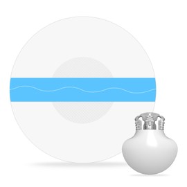 OBUZOO CGM Adhesive Patches for Guardian and Other Sensor,40 Pack Waterproof and Breathable Overpatches,Precut Clear Tape with No Glue On The Center for 7+ Days